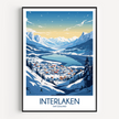 Interlaken Souvenir Poster Print