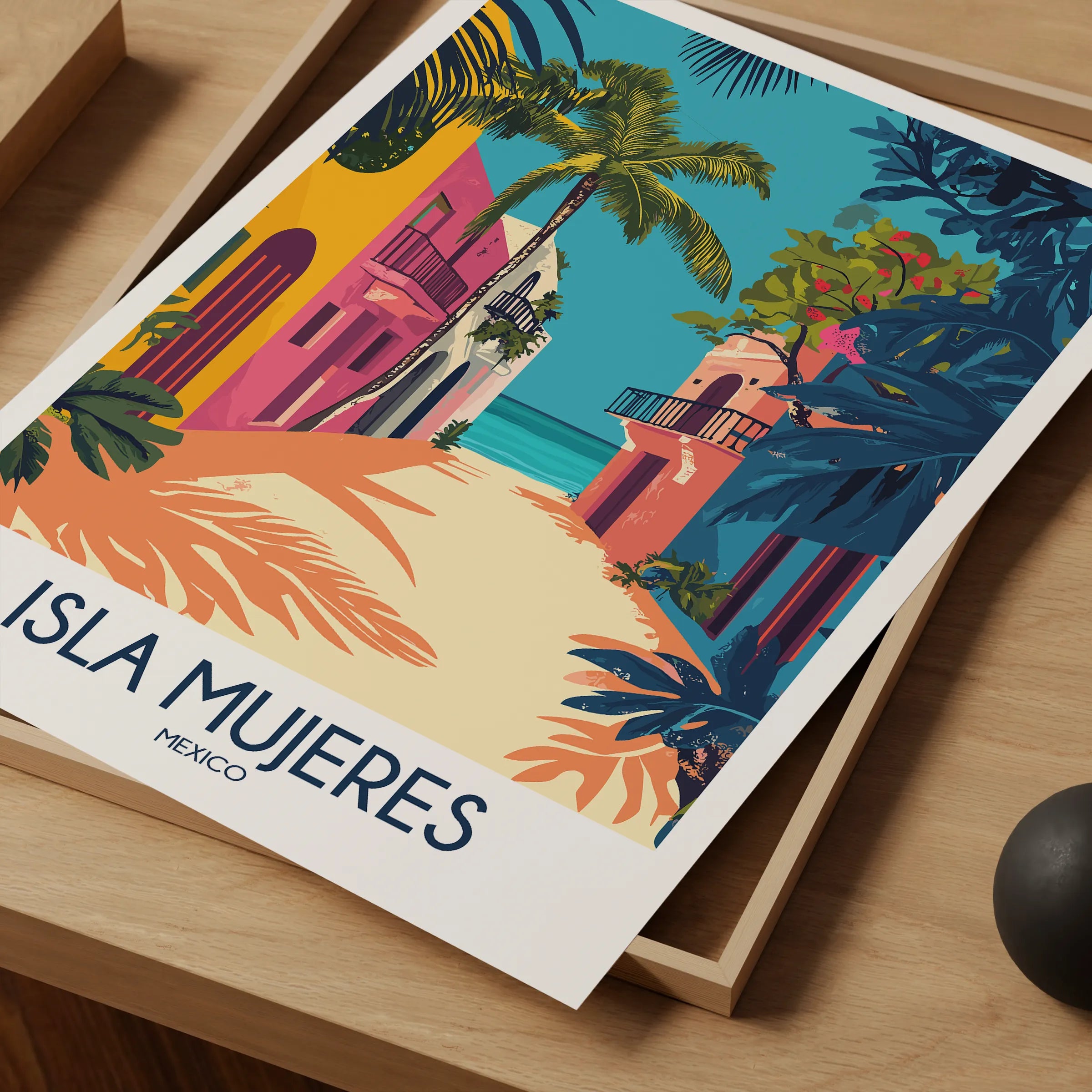 Isla Mujeres Destination Art Gift