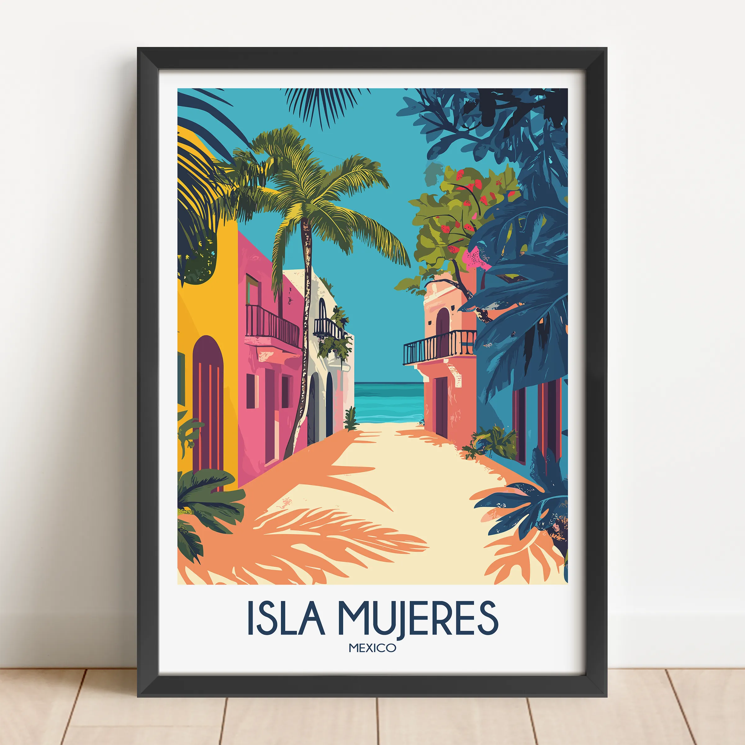 Isla Mujeres Scenic Landscape Art