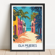 Isla Mujeres Scenic Landscape Art