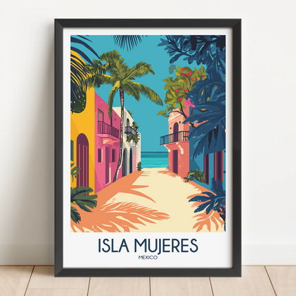 Isla Mujeres Scenic Landscape Art