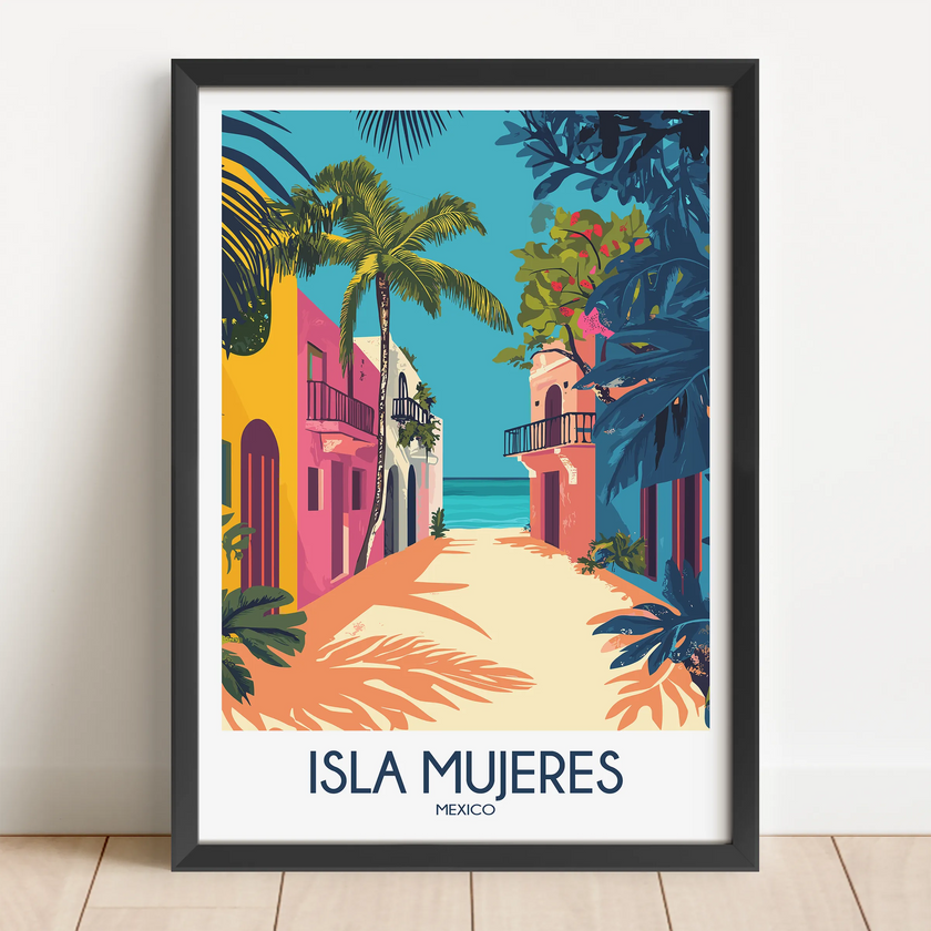 Isla Mujeres Scenic Landscape Art
