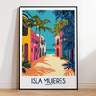 Isla Mujeres Souvenir Poster Print