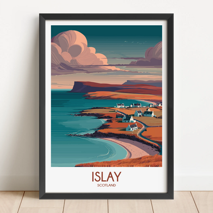 Islay Retro Travel Illustration