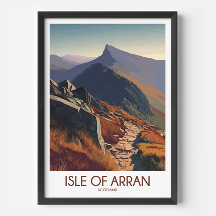 Isle Of Arran Minimalist Wall Art