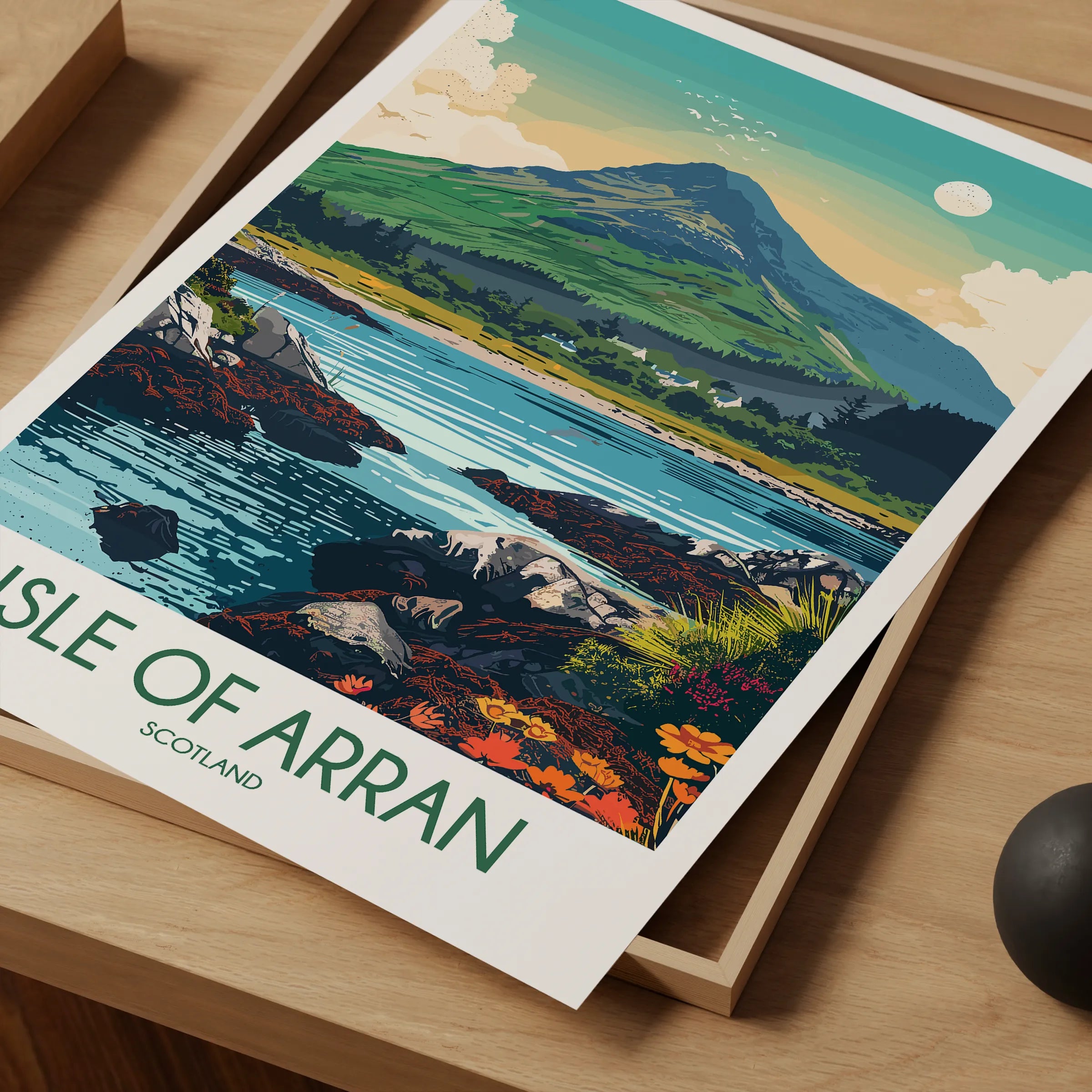 Isle Of Arran Modern Travel Poster