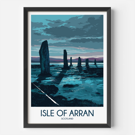 Isle Of Arran Souvenir Poster Print