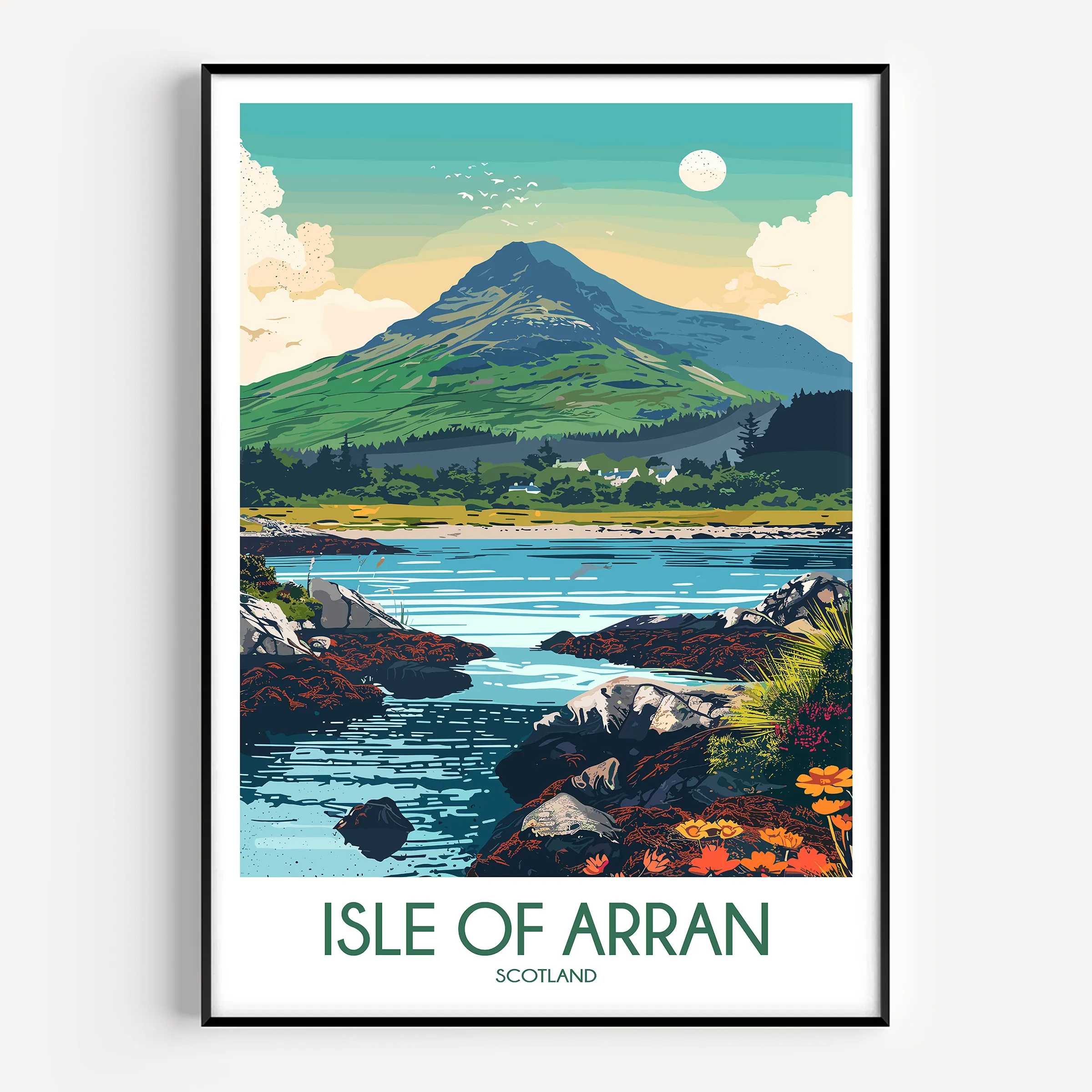 Isle Of Arran Souvenir Poster Print