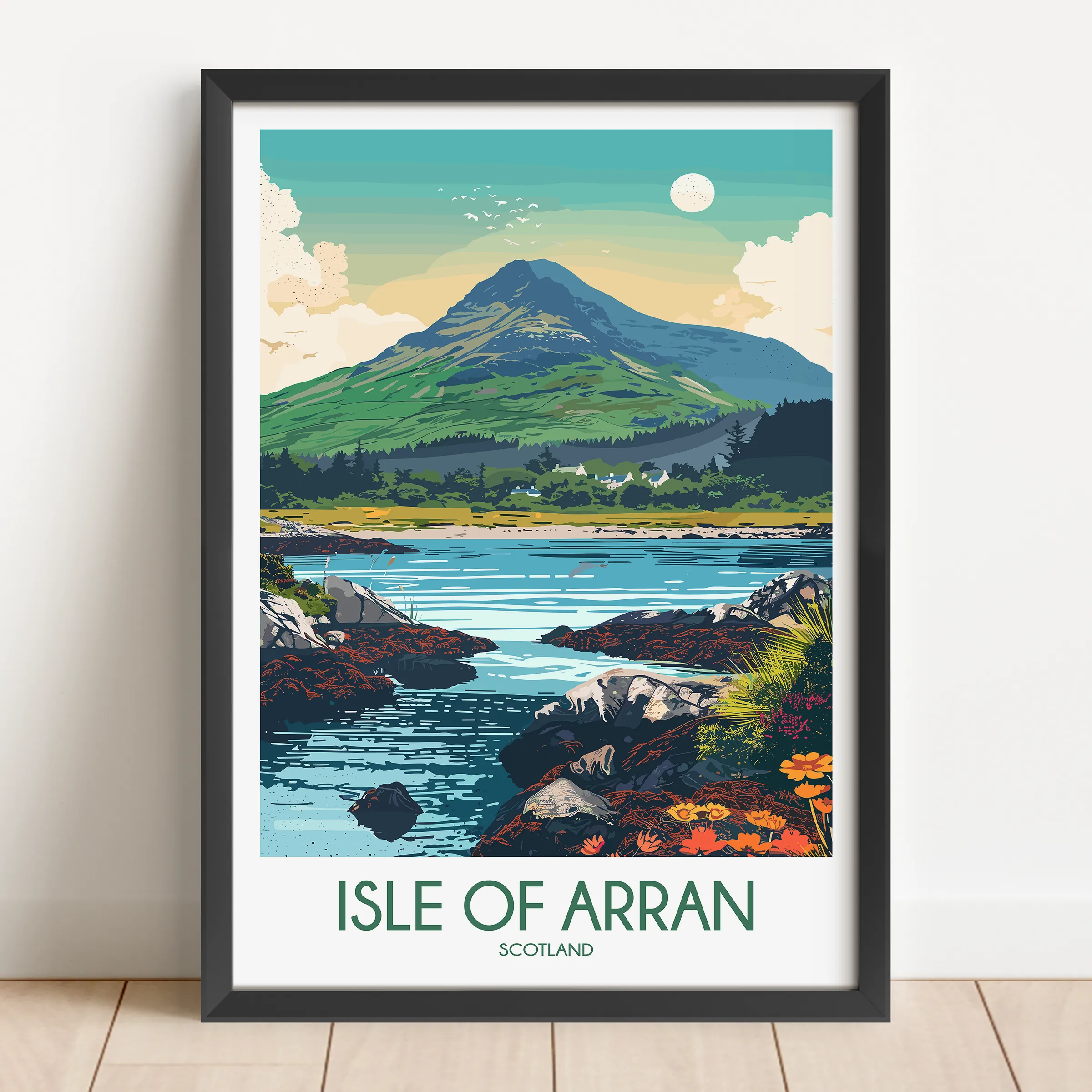 Isle Of Arran Vintage Style Print