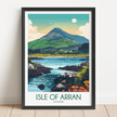 Isle Of Arran Vintage Style Print