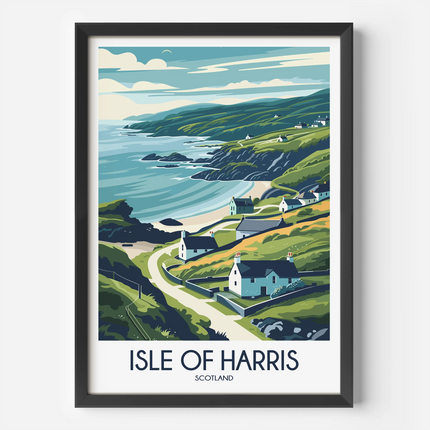 Isle Of Harris Modern Travel Poster