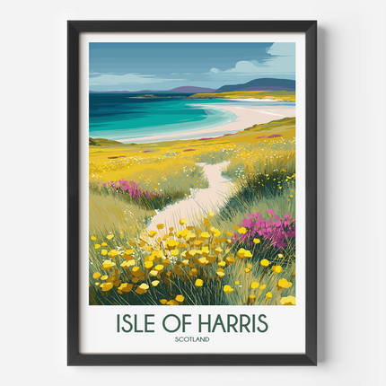 Isle Of Harris Souvenir Poster Print