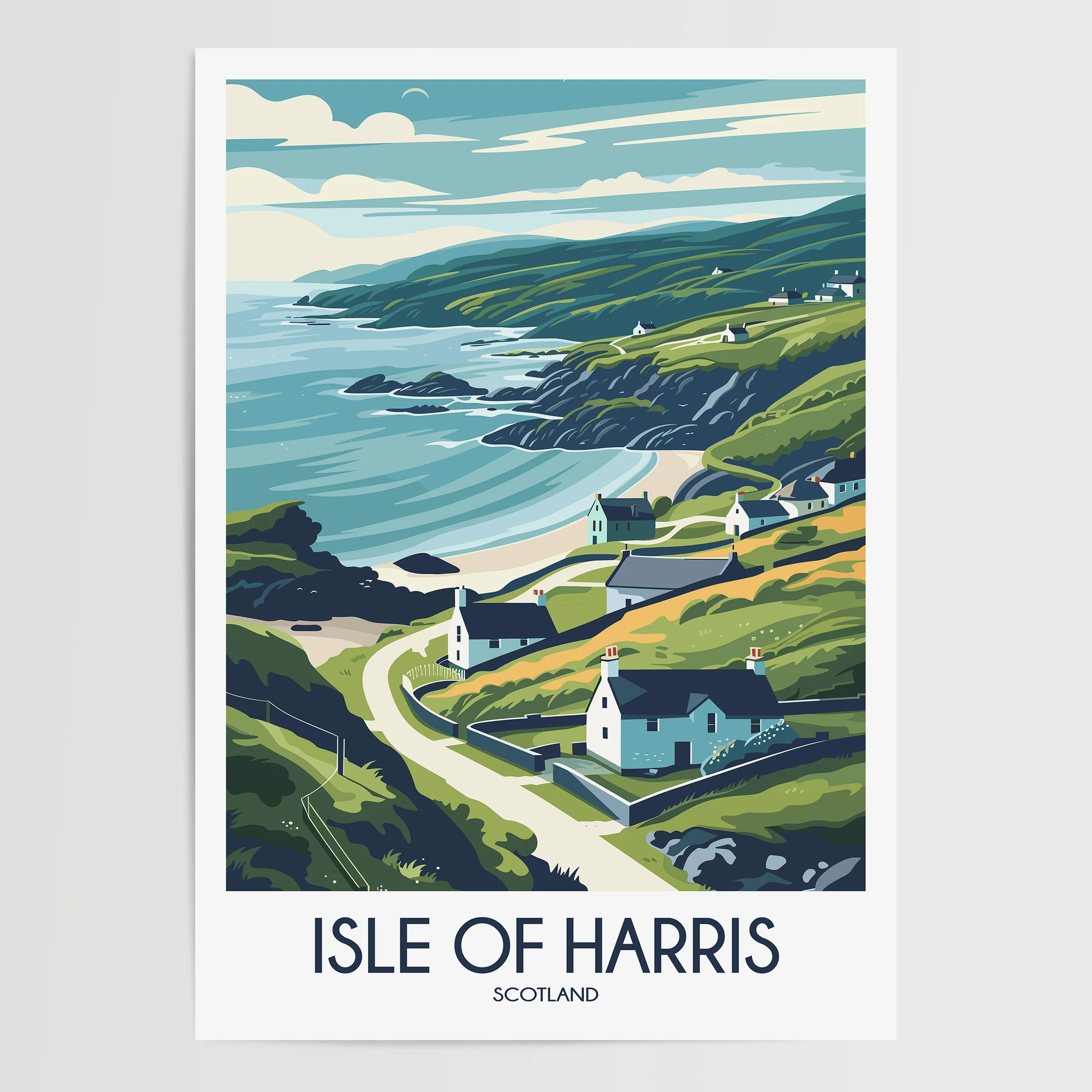 Isle Of Harris Travel Memory Gift