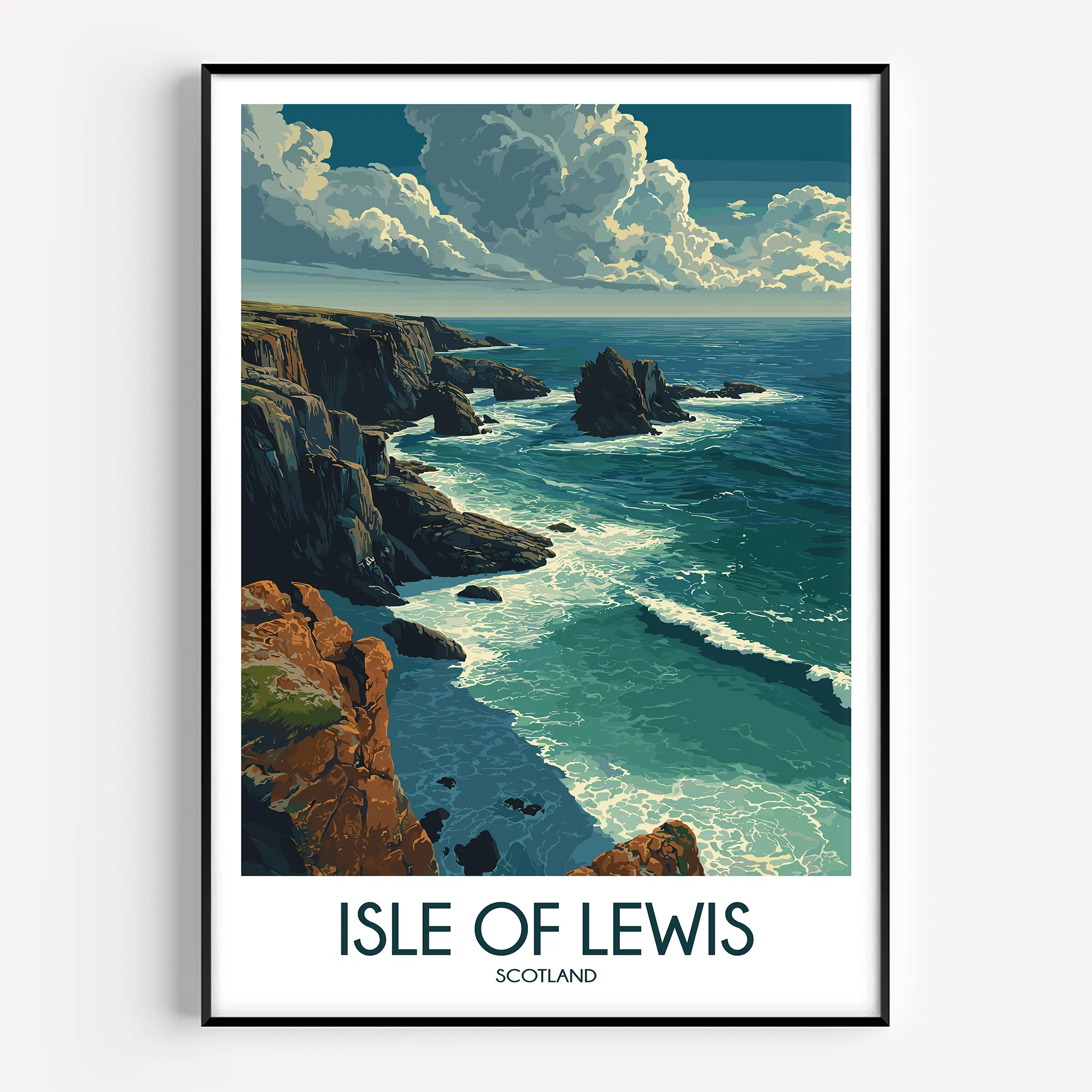 Isle Of Lewis Destination Art Gift