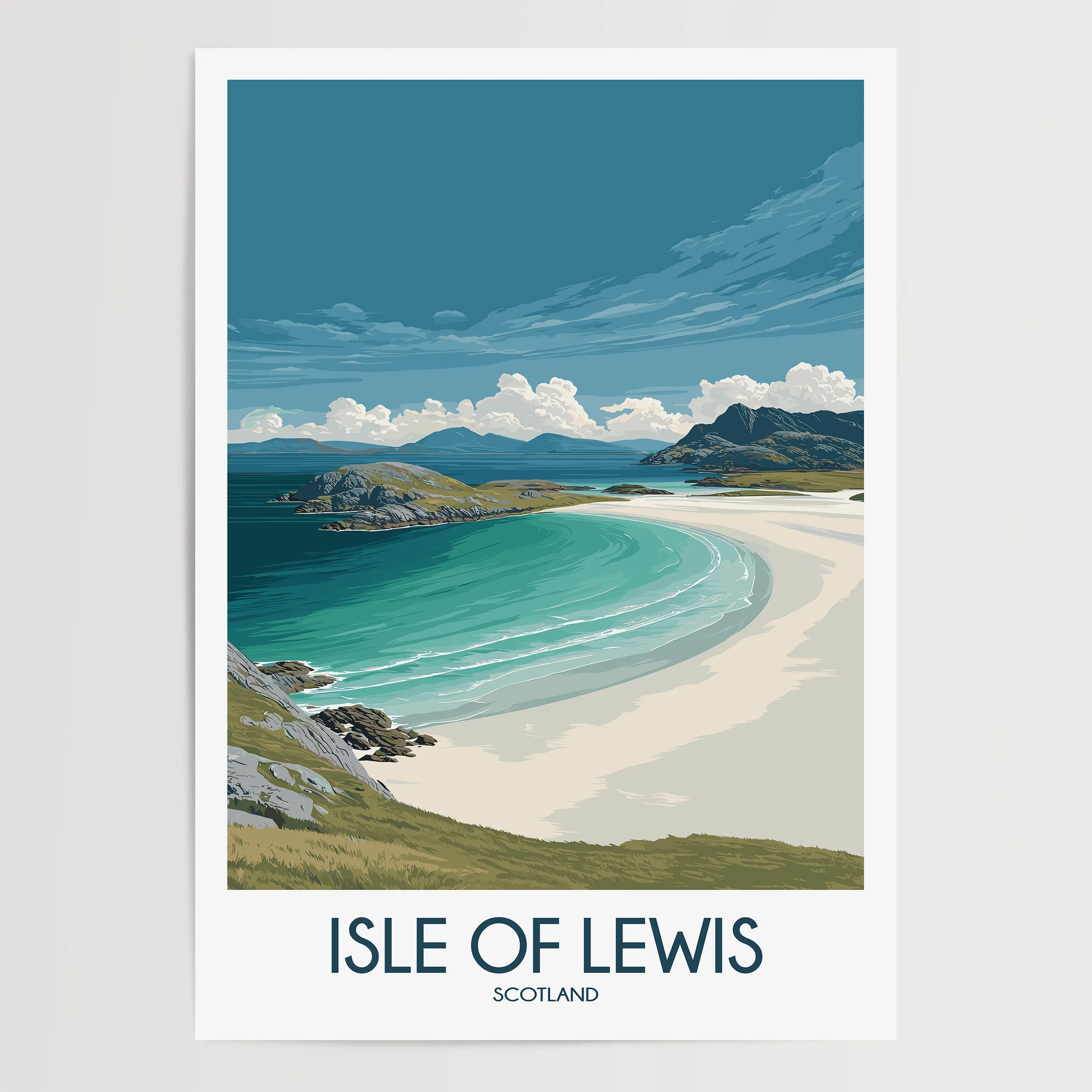 Isle Of Lewis Minimalist Wall Art