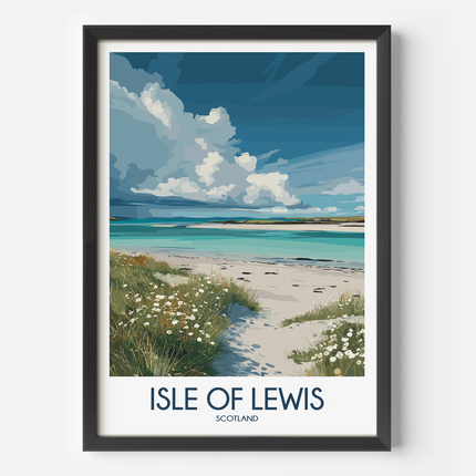 Isle Of Lewis Modern Travel Poster