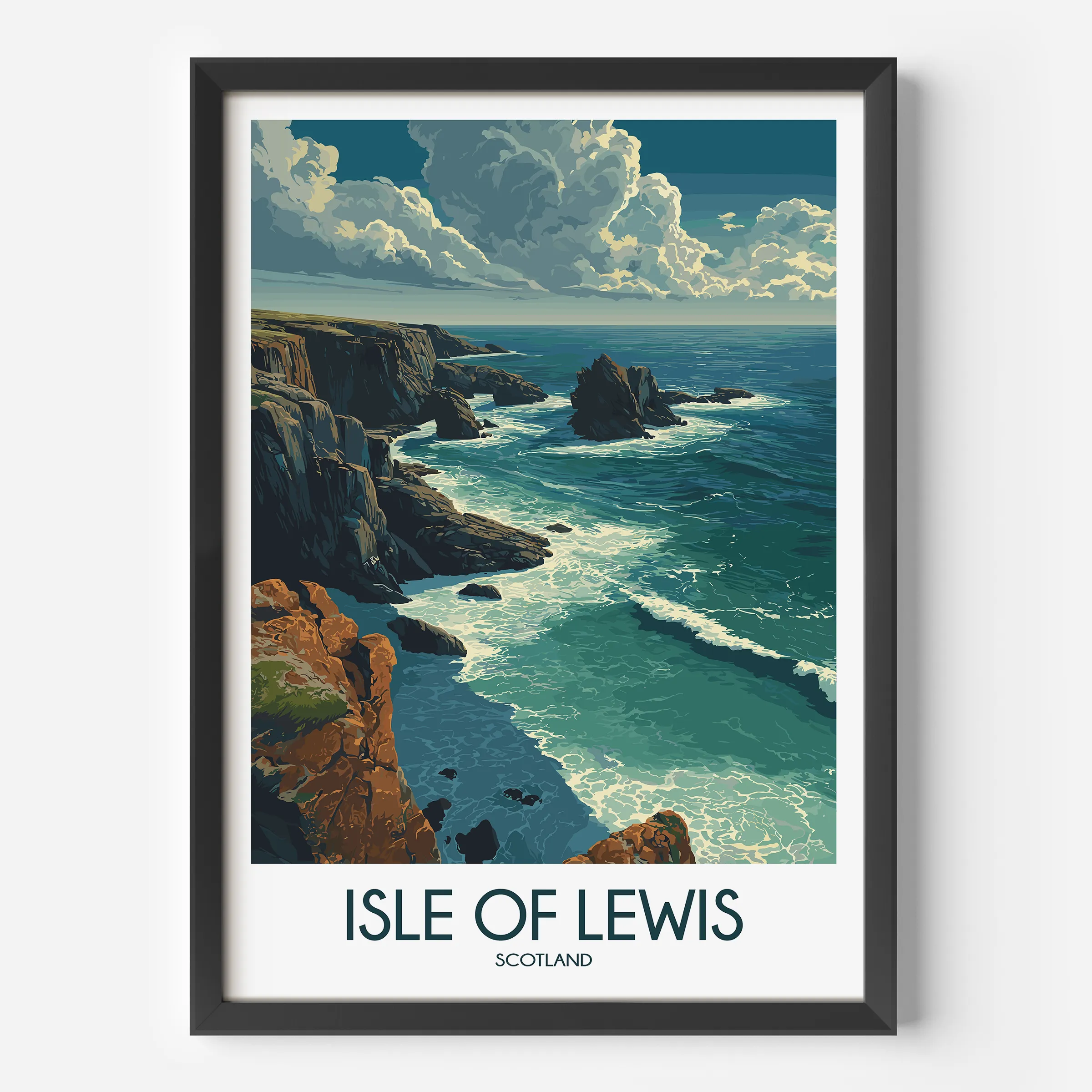 Isle Of Lewis Scenic Landscape Art