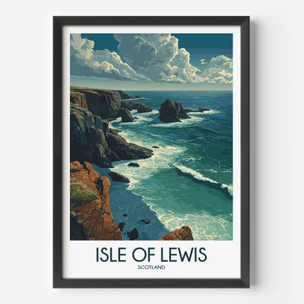 Isle Of Lewis Scenic Landscape Art