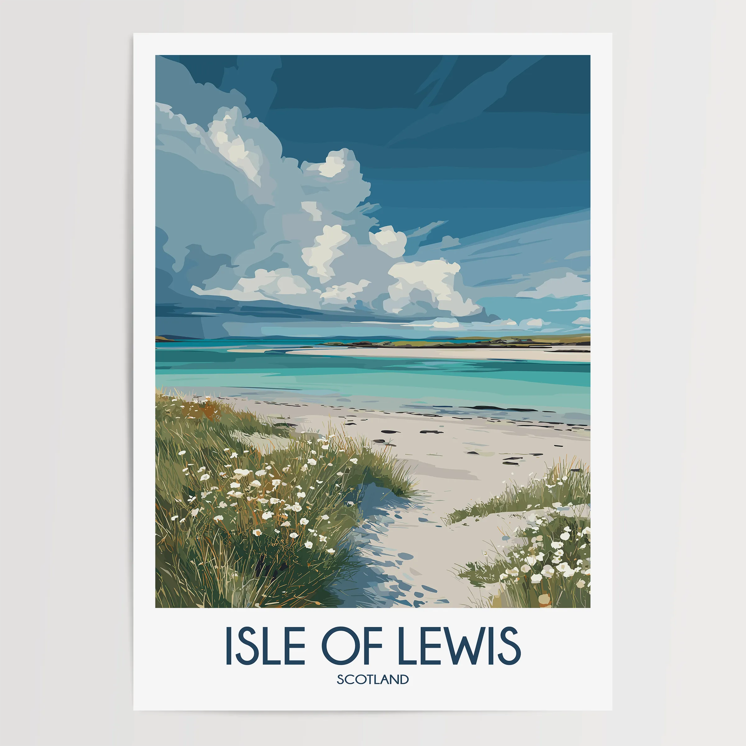 Isle Of Lewis Souvenir Poster Print