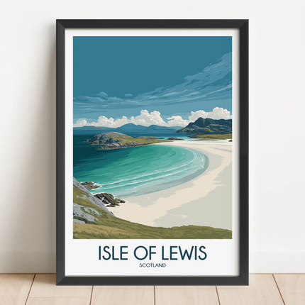 Isle Of Lewis Vintage Style Print