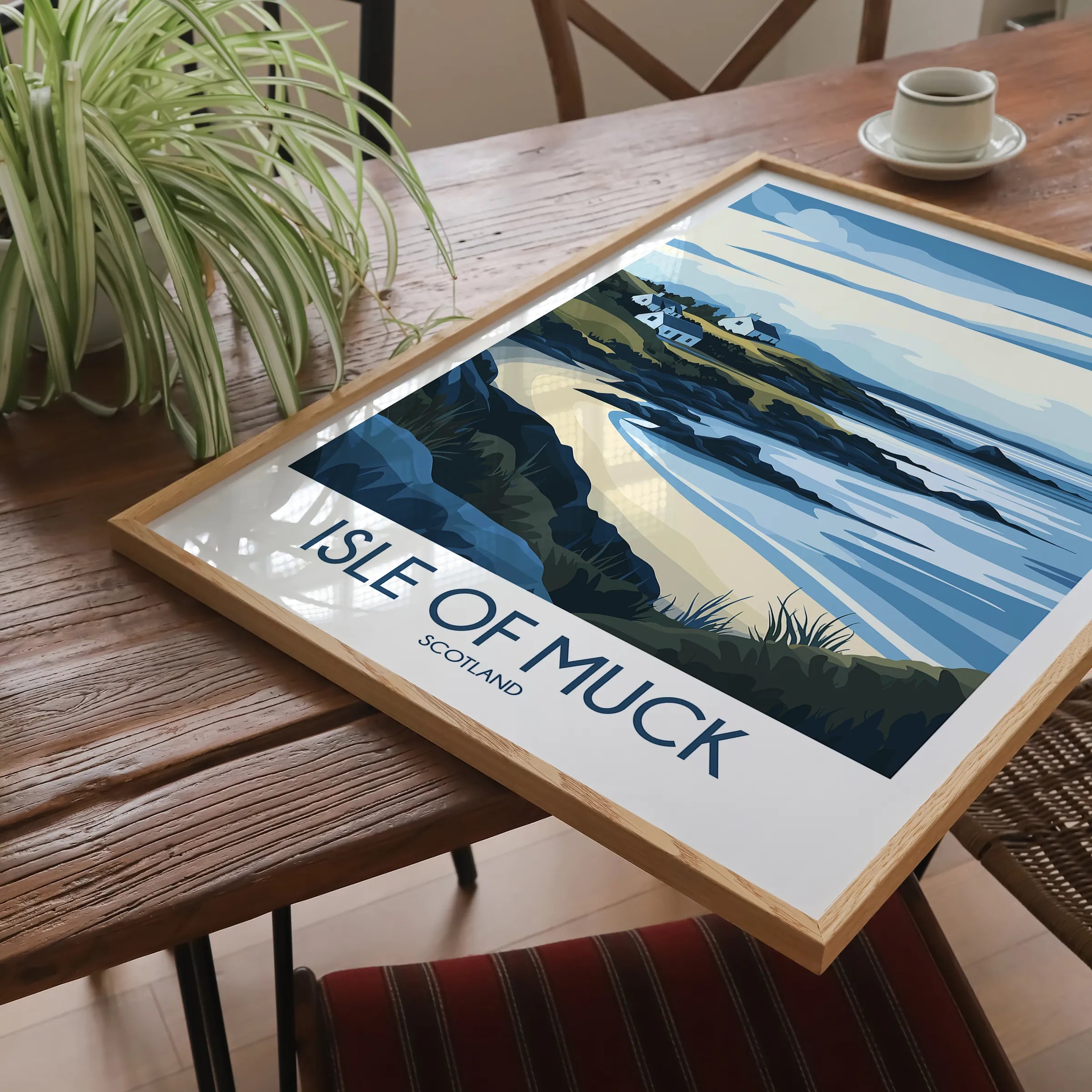Isle Of Muck Destination Art Gift