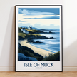 Isle Of Muck Modern Travel Poster