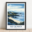 Isle Of Muck Vintage Style Print