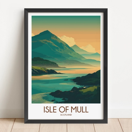 Isle Of Mull Destination Art Gift