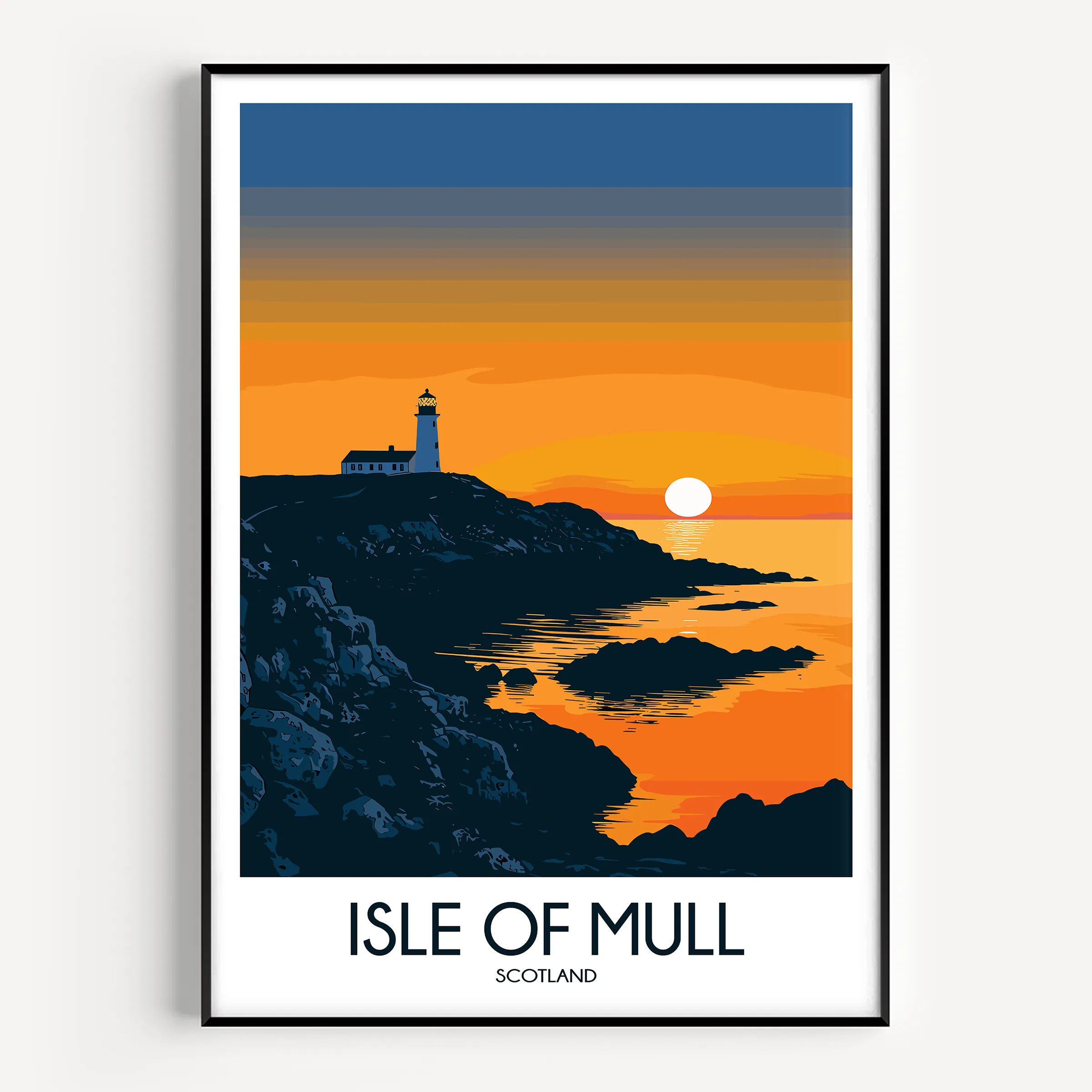 Isle Of Mull Destination Art Gift
