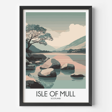 Isle Of Mull Minimalist Wall Art