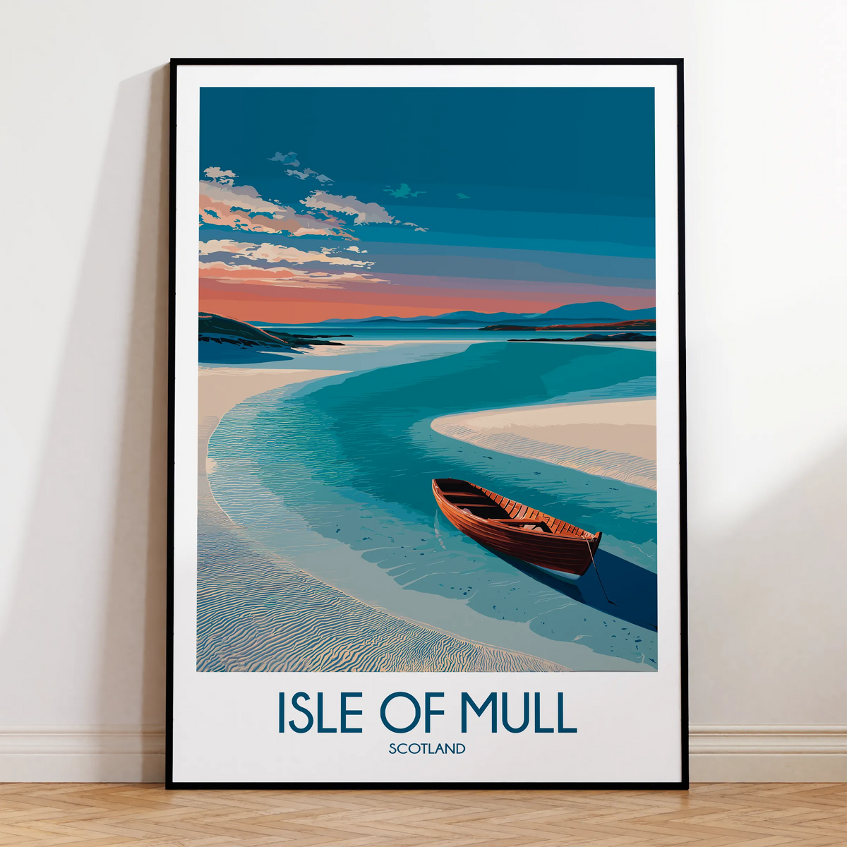 Isle Of Mull Modern Travel Poster