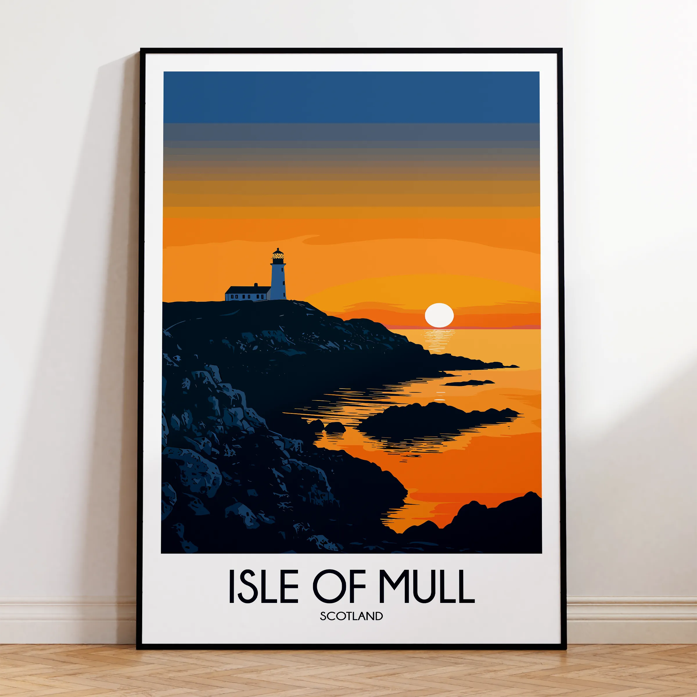 Isle Of Mull Modern Travel Poster