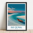 Isle Of Mull Retro Travel Illustration