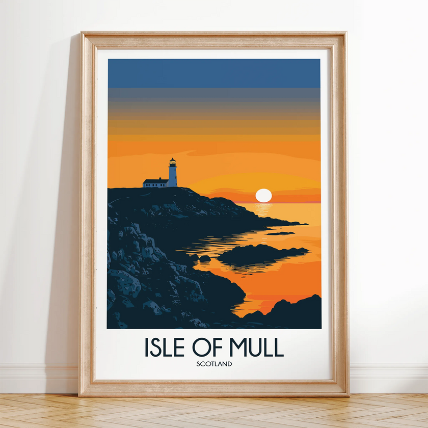 Isle Of Mull Scenic Landscape Art