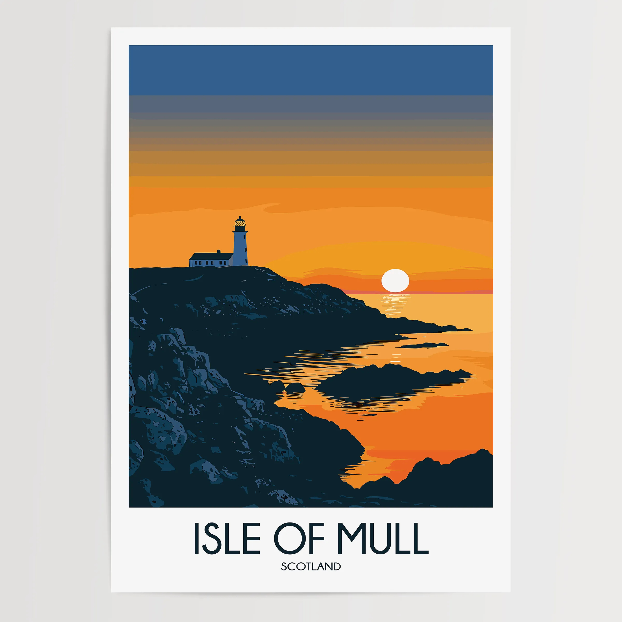 Isle Of Mull Travel Memory Gift