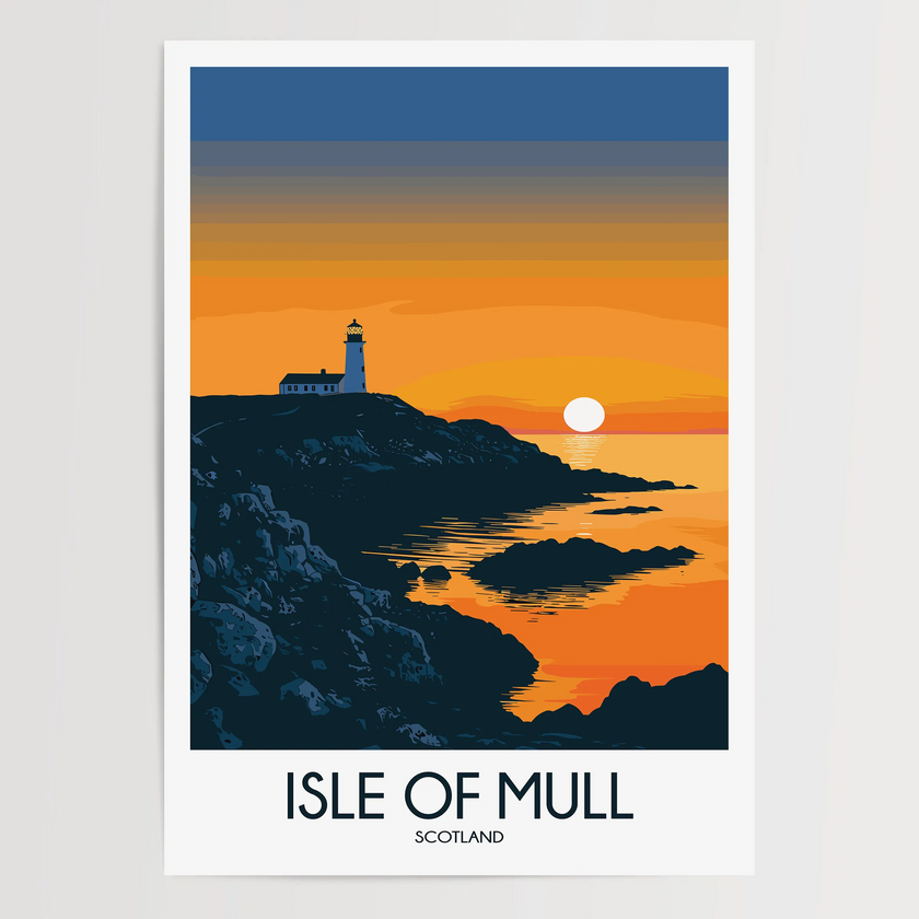 Isle Of Mull Travel Memory Gift
