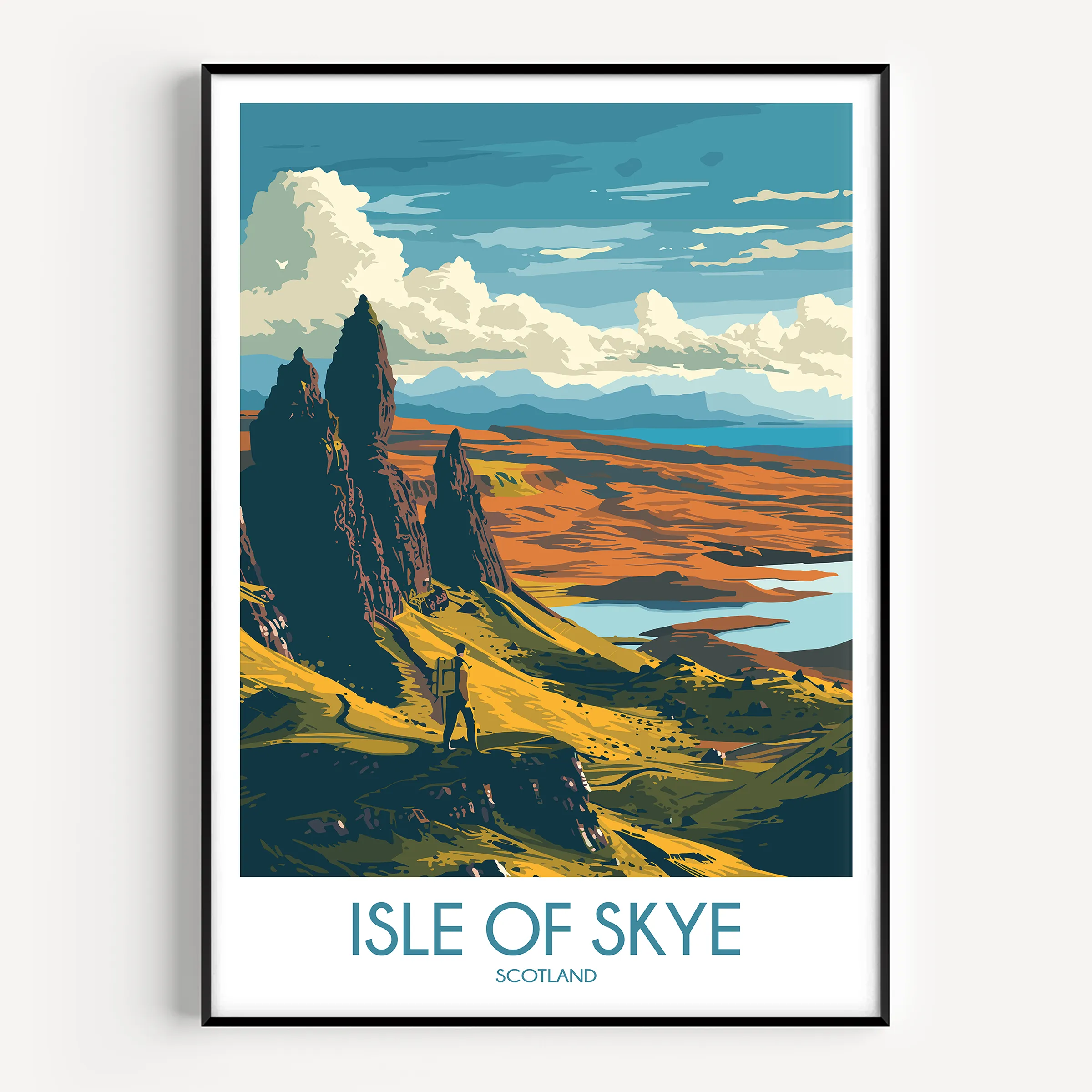 Isle Of Skye Destination Art Gift