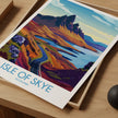 Isle Of Skye Retro Travel Illustration