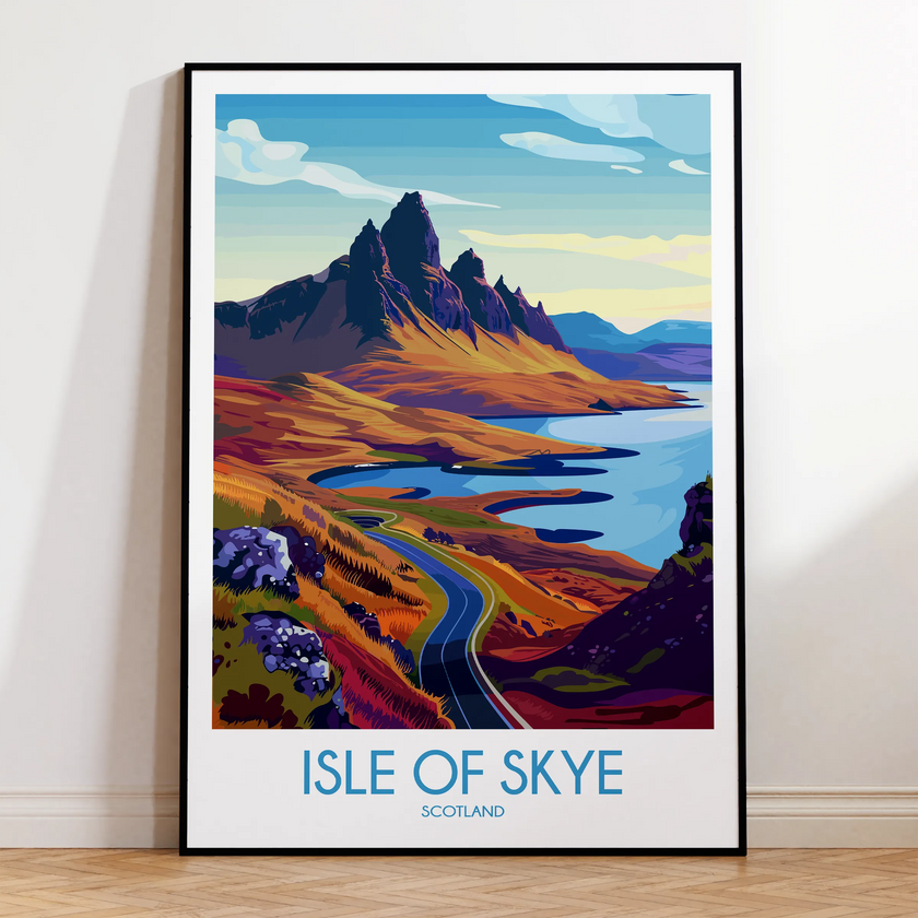 Isle Of Skye Scenic Landscape Art