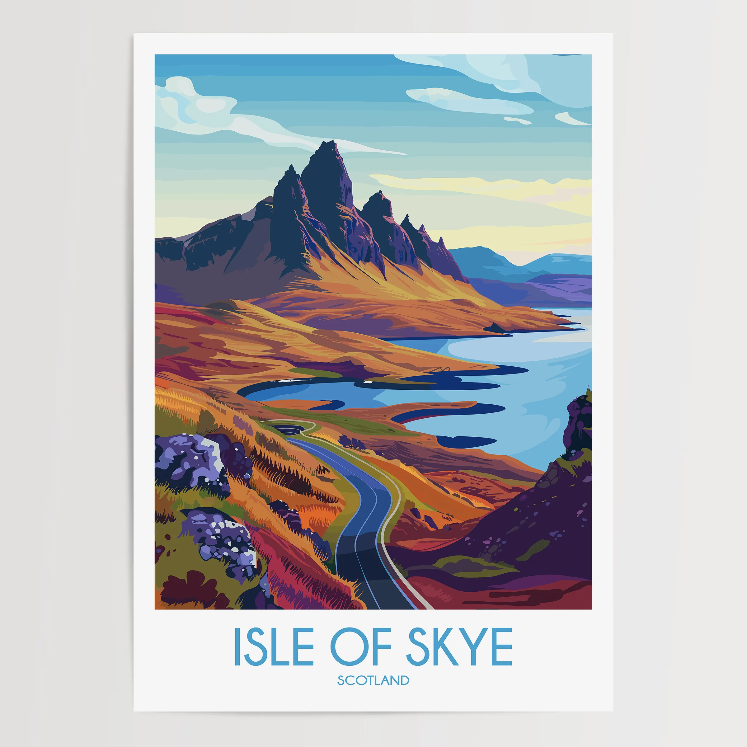 Isle Of Skye Souvenir Poster Print