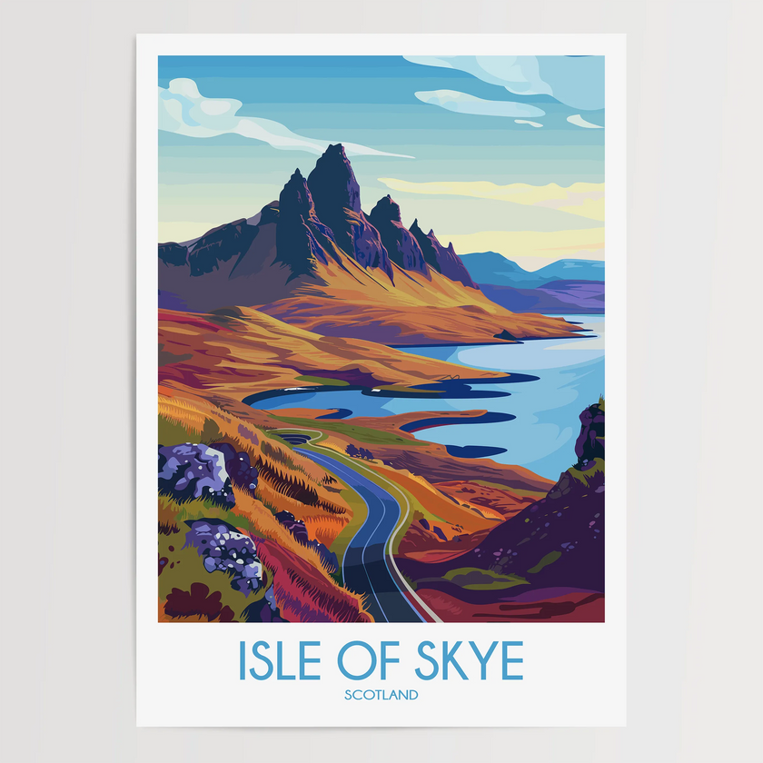 Isle Of Skye Souvenir Poster Print