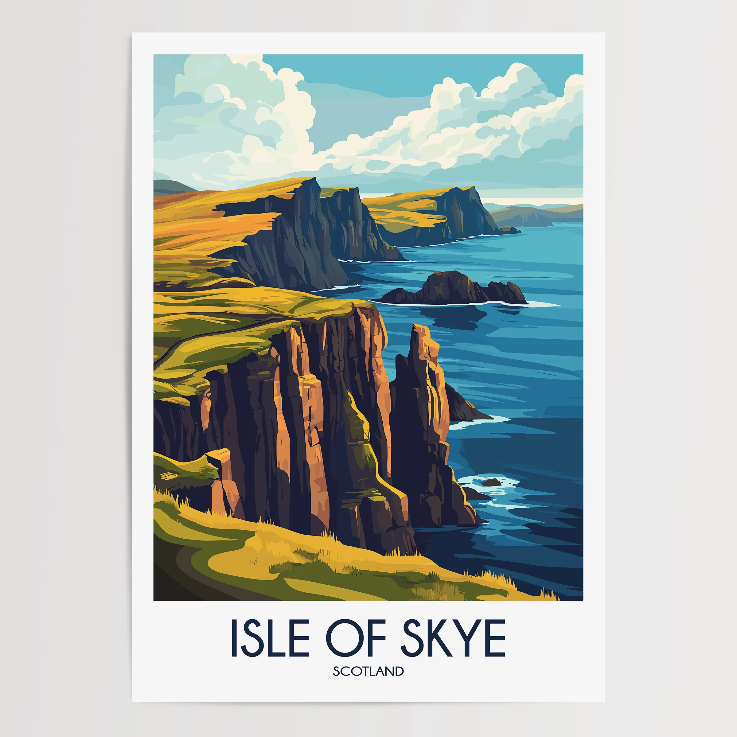 Isle Of Skye Souvenir Poster Print