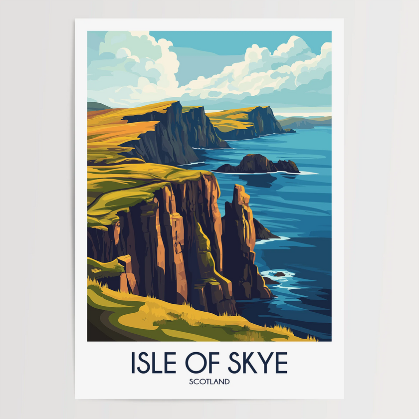 Isle Of Skye Souvenir Poster Print