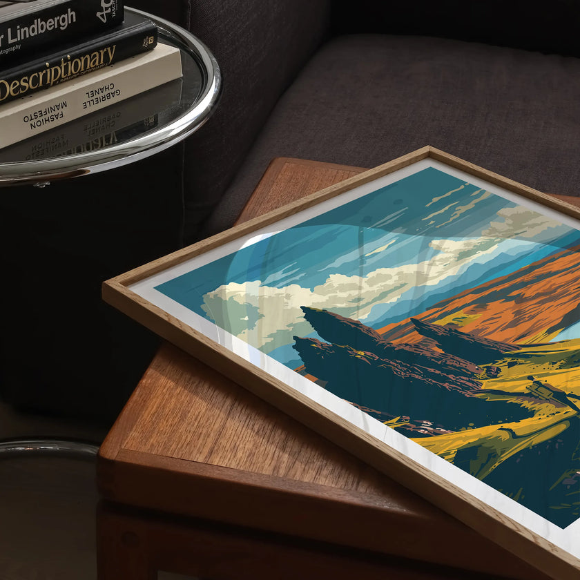 Isle Of Skye Vintage Style Print