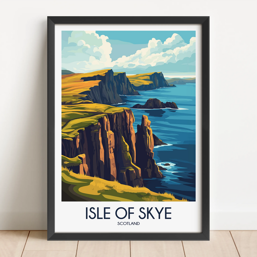Isle Of Skye Vintage Style Print