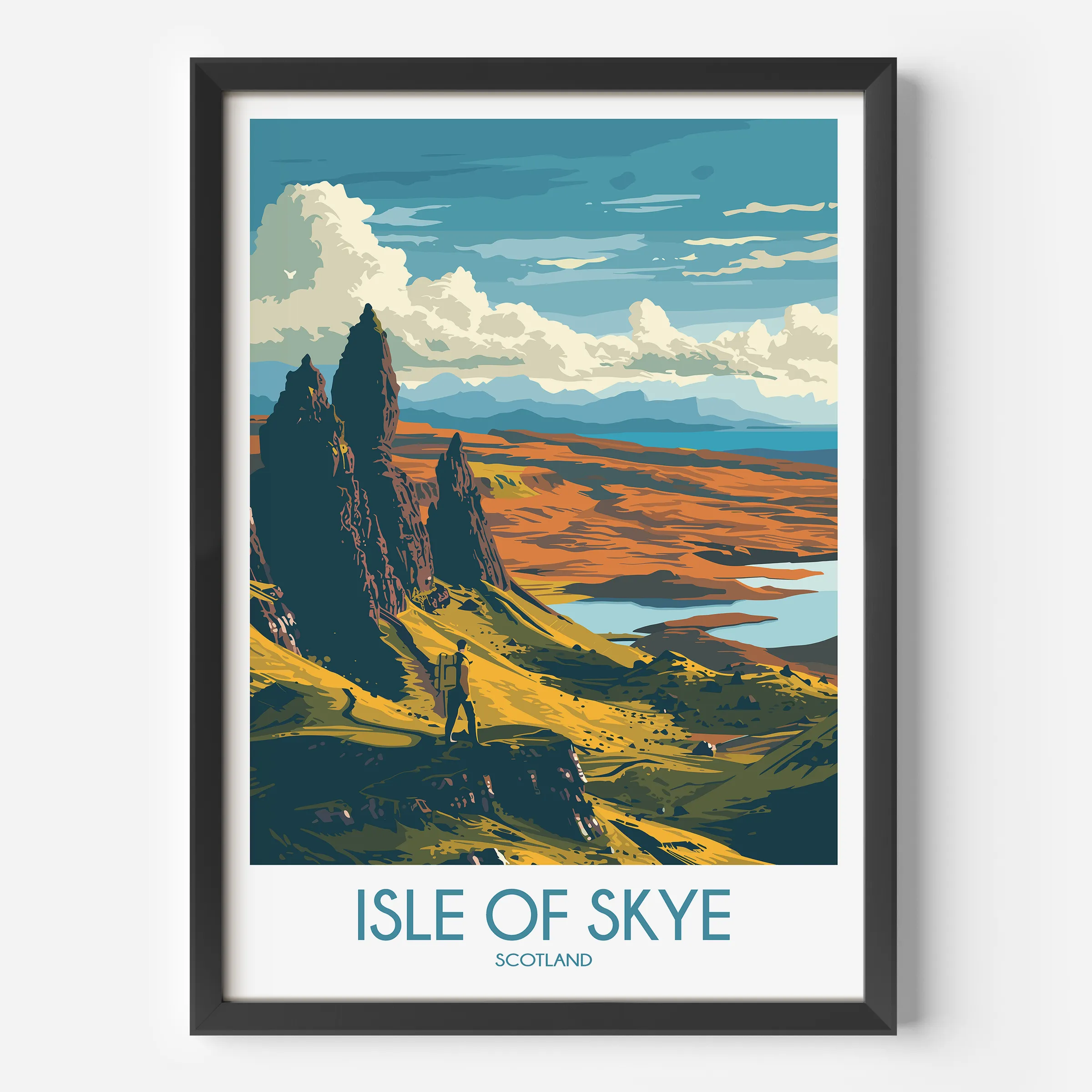 Isle Of Skye Vintage Style Print