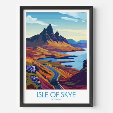 Isle Of Skye Vintage Style Print