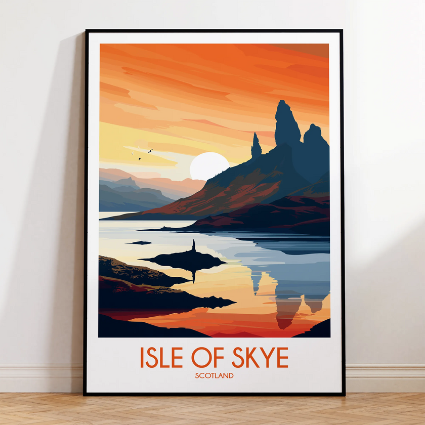 Isle Of Skye Vintage Style Print