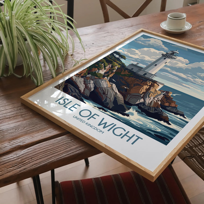 Isle Of Wight Destination Art Gift