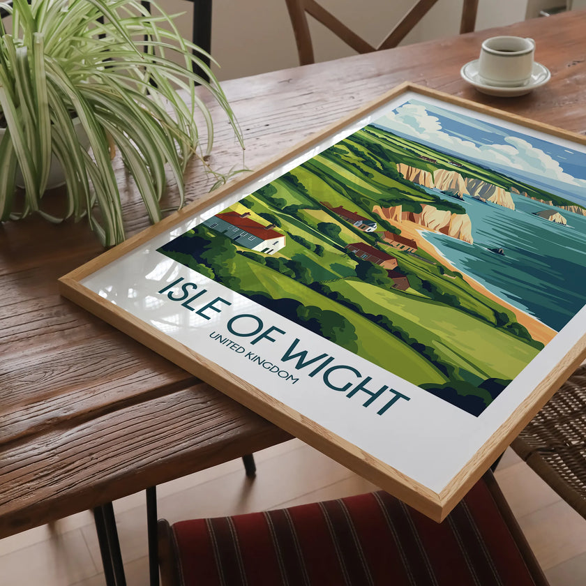 Isle Of Wight Destination Art Gift
